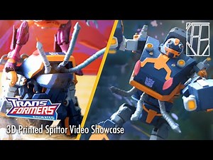 Transformers 3D Printed Animated Spittor Video Showcase