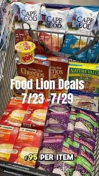 Food Lion Grocery Deals 7/23-7/29| Easy ALL DIGITAL DEALS