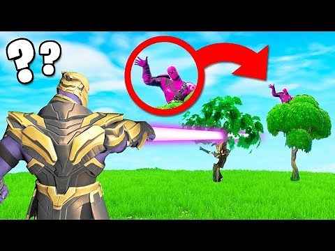 Playing HIDE & SEEK with THANOS! (Fortnite Creative Gamemode)