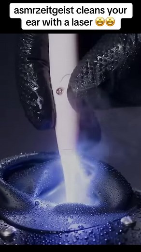 asmr zeitgeist laser cleaning ear #asmr #asmrzeitgeist #earcleaning #water