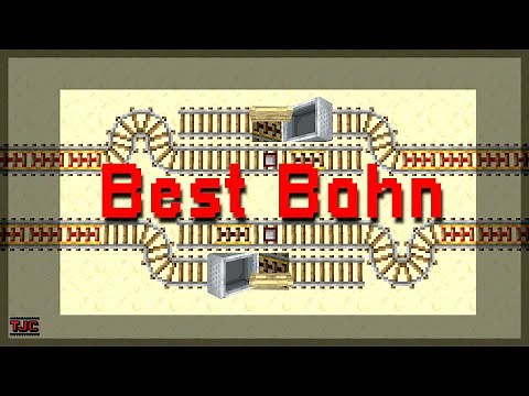 Best Bahn | Minecraft Tutorial | Die Perfekte Auto-BAHN mit Loren