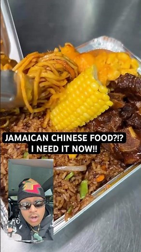 Jamaican Chinese Food ?! I NEED it-#foodie #foodvlogger #jamaicanfood #chinesefood #jerkchicken