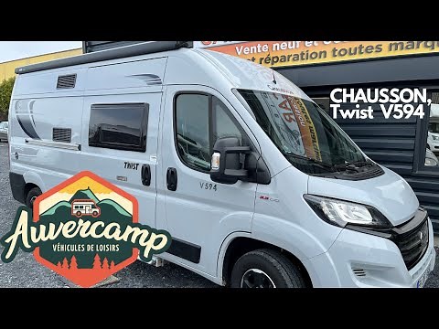 (VENDU) Occasion fourgon aménagé Chausson Twist V594| Ducato 2,3l 130cv | 2019 | 13.500km