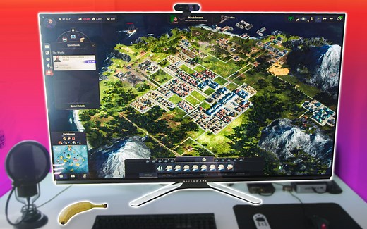 【官方双语】全世界最大的游戏显示器——外星人55吋OLED显示器评测#linus谈科技