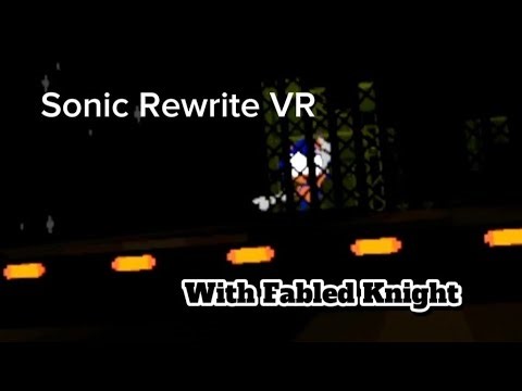 Playing Sonic Rewrite in VRChat