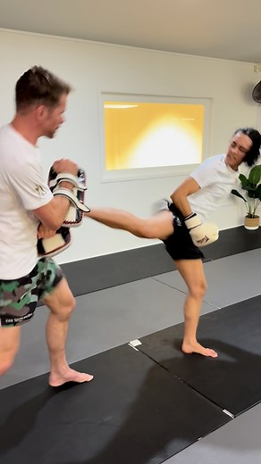 Bi-Stancial Padwork With @joryndd #vanroonmartialarts #Kickboxing #padwork #taekwondo #MMA #martialarts | Van Roon Martial Arts