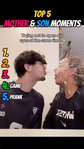 Top 5 Mother & Son Moments🤣 #funnyshorts #prank #top5