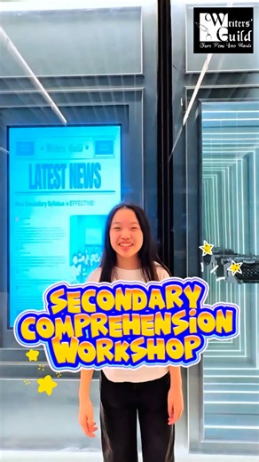 🖋️𝐀𝐜𝐢𝐧𝐠 𝐒𝐞𝐜𝐨𝐧𝐝𝐚𝐫𝐲 𝐂𝐨𝐦𝐩𝐫𝐞𝐡𝐞𝐧𝐬𝐢𝐨𝐧!🖋️ Dear parents, 😨Do your teens find that there are too many question types for the secondary comprehension? 😨Do they struggle with identifying the correct answers and making the right inferences? 😨Do they feel frustrated that they often misunderstand the focus of the questions? 😎𝐏𝐮𝐭 𝐭𝐡𝐞𝐢𝐫 𝐰𝐨𝐫𝐫𝐢𝐞𝐬 𝐚𝐭 𝐞𝐚𝐬𝐞 𝐰𝐢𝐭𝐡 𝐖𝐆’𝐬 𝐒𝐞𝐜𝐨𝐧𝐝𝐚𝐫𝐲 𝐂𝐨𝐦𝐩𝐫𝐞𝐡𝐞𝐧𝐬𝐢𝐨𝐧 𝐖𝐨𝐫𝐤𝐬𝐡𝐨𝐩!😎 The Comprehension Paper 