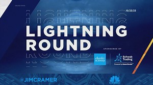 Lightning Round: Never buy a drug stock just for the yield, says Jim Cramer