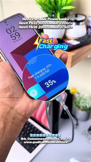 Discover Havit Pb32 and Pb35 Fast Charging Power Banks
