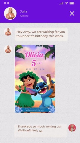 Lilo & Stitch Birthday Invitations - Etsy