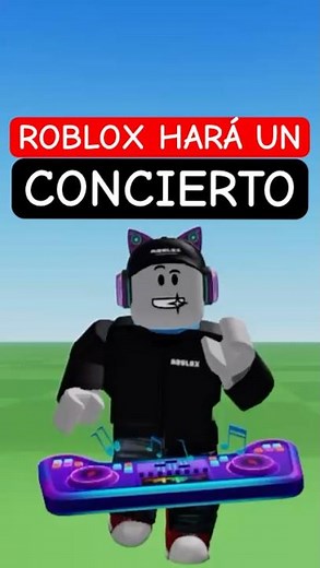 🤯🎵 Roblox announces a new concert #roblox #shorts #games #fyp