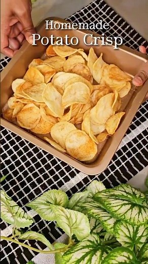 Homemade Potato Crisp Recipe | How to Make Perfect Potato Crisp at Home | Easy Potato Chips Recipe