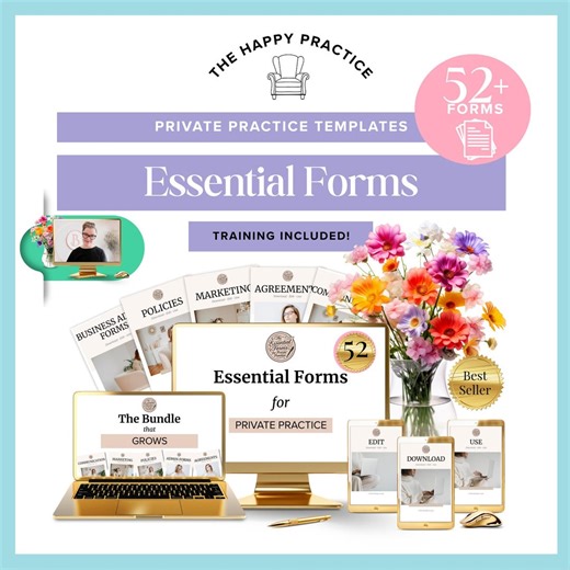 Essential Forms for Private Practice | 52 Editable Google Docs Templates for Therapists, Counsellors & Psychologists - Etsy Australia