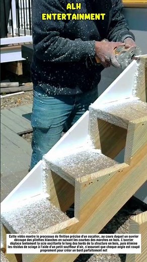 Precise cutting of stair skirting boards