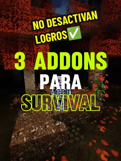 3 Addons para Mejorar Tu Survival en Minecraft Bedrock