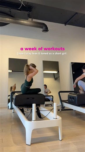 a week of workouts to stay lean and toned as a short girly 💪🏼💖 #workoutmotivation #workoutroutine
