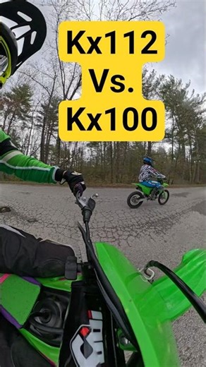 Kawasaki kx112 vs. kx100