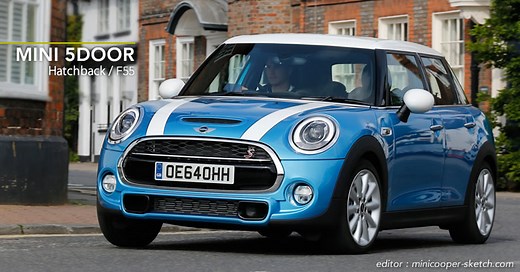 待望の4ドア化！ MINI 5ドア（F55）の特長と装備 | MINI COOPER Sketch