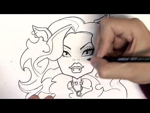 How to draw Clawdeen Wolf - Things to Draw
