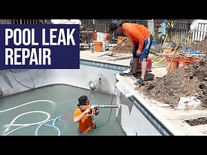 How to Repair a Pool Leak