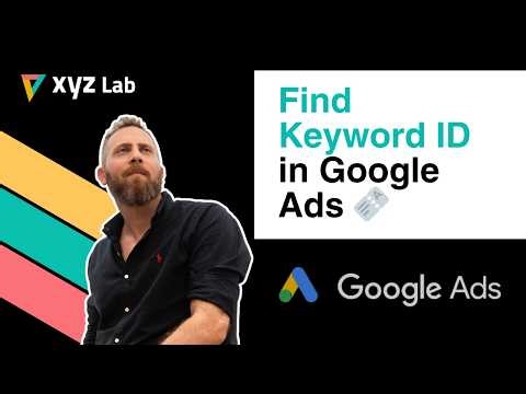 Find Keyword ID in Google Ads
