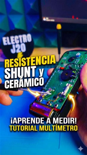 ⚡ ¿Cómo mide la corriente tu multímetro? El secreto del "Shunt"