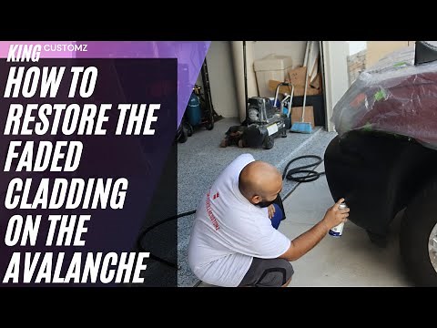 How to permanently restore the faded cladding on the chevy avalanche