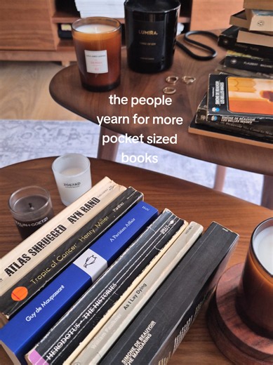 Big fan of small books! #pocketbooks #books #classicbooks #literarytok #bookish