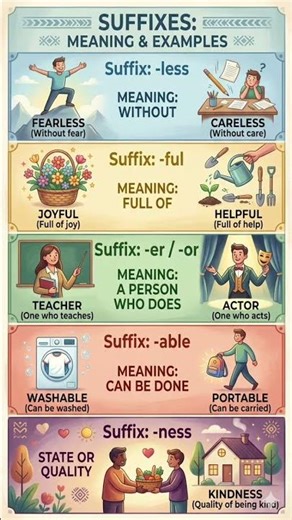#spelling #wordofthemonth #englishgrammar #suffix