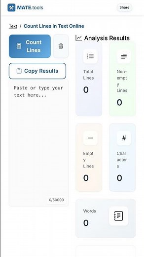 Count Lines in Text Online for FREE #Shorts