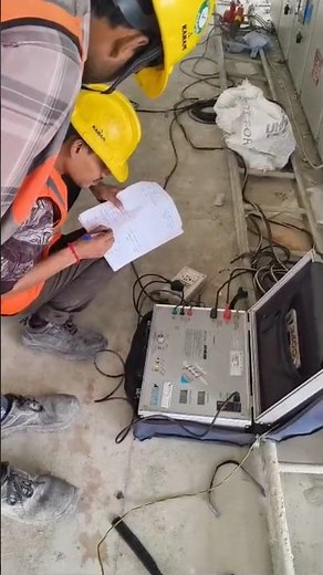 VCB Functional test, wiring test, On/Off operation check, Automation check. | VCB, CRM Test