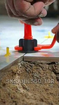 🧱 Tile Leveling System Installation | Perfect Tile Fitting Tips 🔥