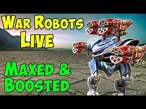 Max level & All Boosters OP Hangar - 2 Hours War Robots Gameplay WR