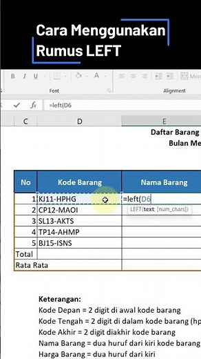 How to Use the Left Formula in Excel