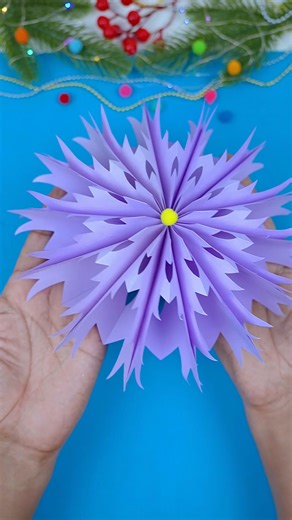 18K views · 144 reactions | DIY 3D Paper Cutting Snowflakes for Christmas ❄️ Step-by-Step Tutorial | Creative Art & Craft Ideas | Facebook