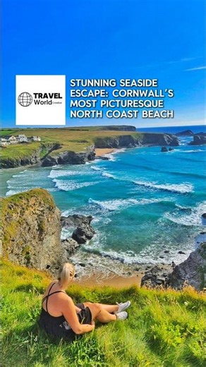 This Hidden Beach in Cornwall Looks Unreal 😍 | Porthcothan Beach UK