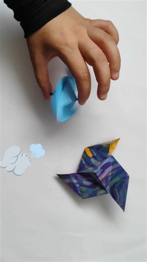 origami spinner 🌀 full tutorial #diy #origami #easyorigami #art #shorts #spinner