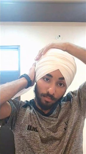 Gol Parna Style 🔥 Perfect Punjabi Dastar Tutorial | Easy & Clean Look #viralshorts #ytshorts