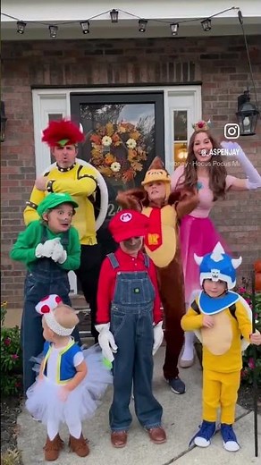 It’s-a Us! The Ultimate Super Mario Family Costume Reveal!