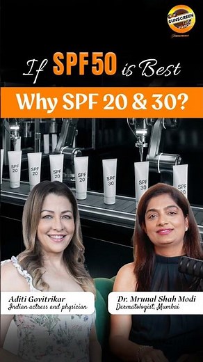 SPF 20 vs 30 vs 50 – What You Actually Need | Dermatologist Dr. Mrunal Modi Shah