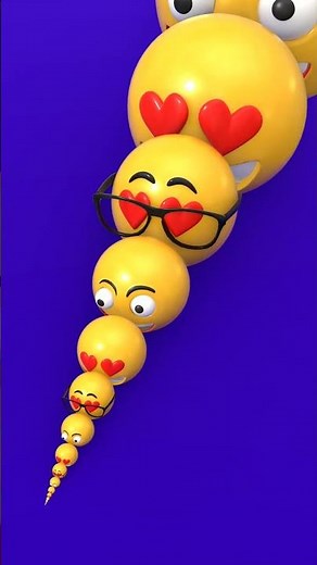 Infinite Zoom Emoji 🤩 | Hypnotic Satisfying Loop 🔁✨