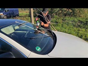Extrem verkratzte und tausende Steinschläge an der Frontscheibe mit Politur entfernen?
