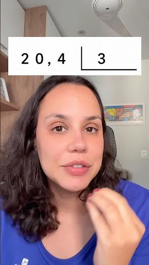 COMO FAZER DIVISÃO COM VÍRGULA #matemática #matemáticabásica #divisão