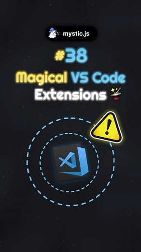 Mystic • Tech • Coding • HTML • CSS on Instagram: "Mystic Extensions #38: Magical VS Code Extensions 👨🏻‍💻🚀 #html #htmltricks #programming #programmingtips #coding #codinghacks #vscode #vscodeextension #vscodetips #visualstudiocode #htmlcss #csstooltip #csstools"