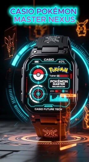 CASIO POKÉMON MASTER NEXUS - The ultimate Pokédex in watch form | Watch Design Master