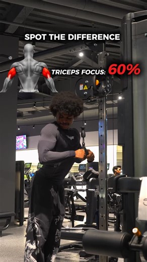 Kramer Ricard Mitchel/ Fitness on Instagram: "By controlling the rope and fully extending at the bottom, you force the triceps to do the work instead of momentum. Save + share with a friend follow @theiconicjoyce_ #gymworkout #tricepsexercises #workoutips #fitnessinspo #armsday"