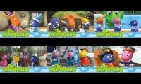 Mix of 6 videos from youtube : The backyardigans episodes 39s & 23s