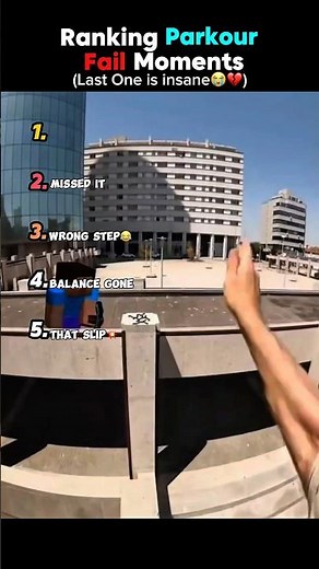 Ranking the Funniest Parkour Fail Moments 😭