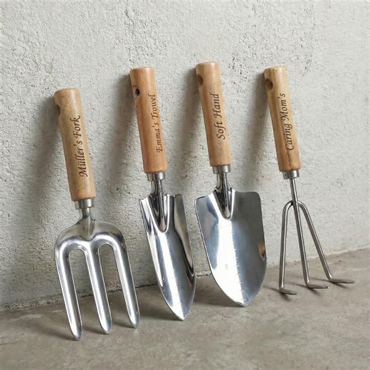 Personalized Garden Tool Set, Engraved Garden Tools, Garden Trowel Personalized, Tool Set for Gardener, Personalized Gardener Gift - Etsy